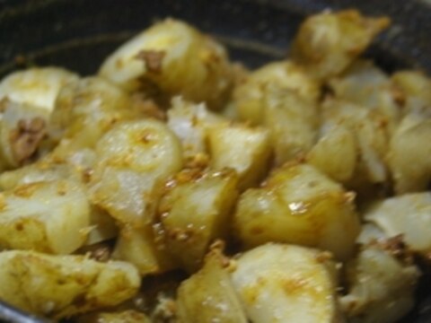 残りカレーを利用♪菊芋のカレー煮